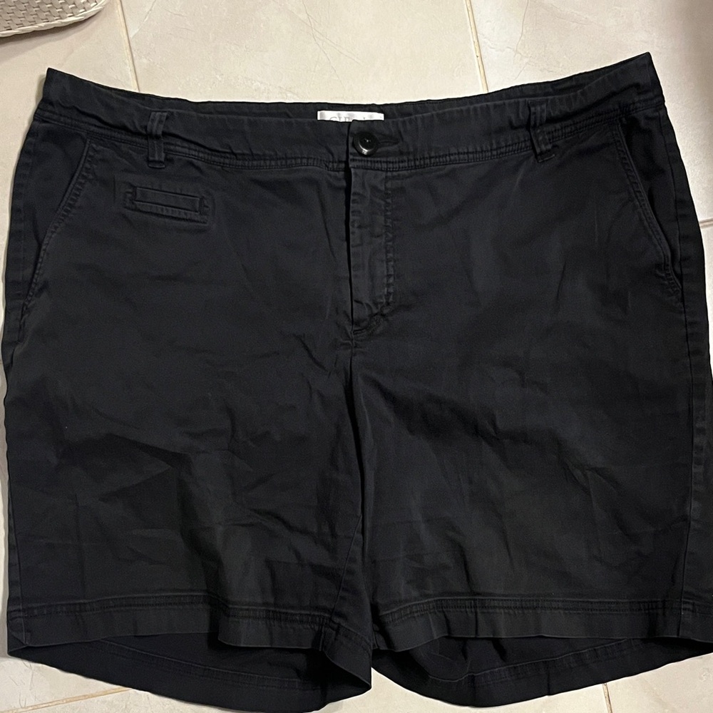 CJ Banks Women's Black Bermuda Shorts